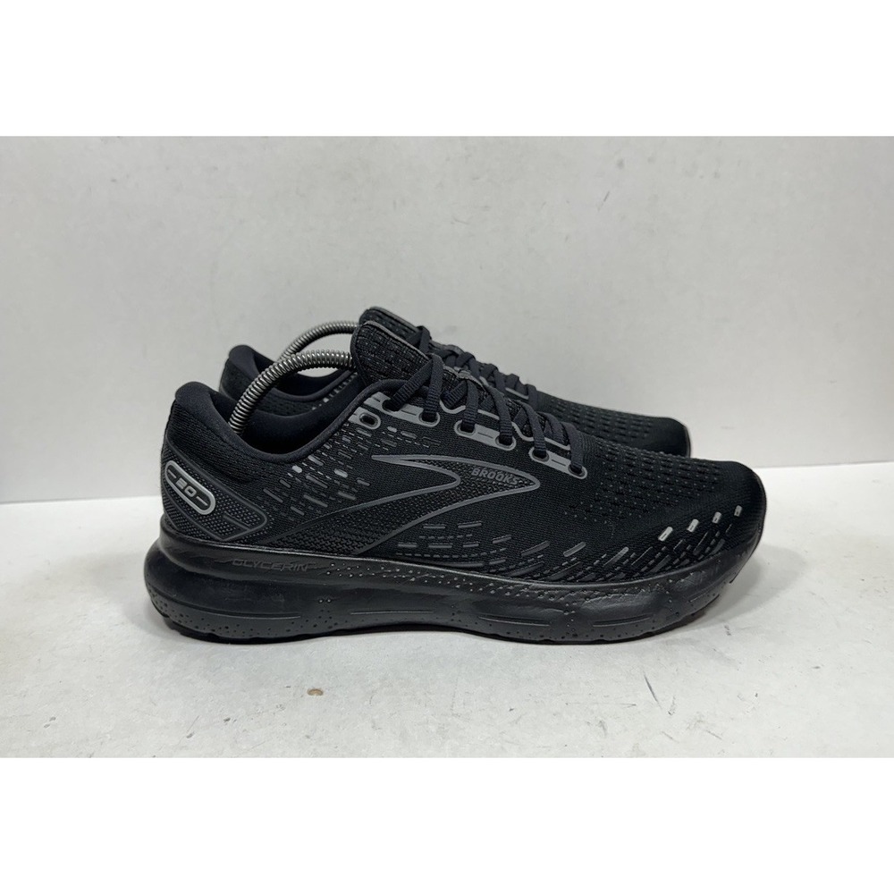 Brooks Glycerin 20 Men's Size 10.5 Running Shoes Black Sneakers 1103821D020